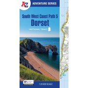 South West Coast Path 5 National Trails atlas: Dorset